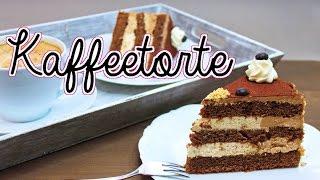 KAFFEETORTE BACKEN | MOKKATORTE [Torten selber machen] + MEGA GEWINNSPIEL :)