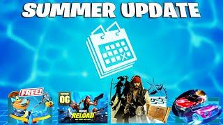 Fortnite BIG Summer UPDATE v30.20 (New OG Map, Captain Jack Sparrow, Free Rewards)