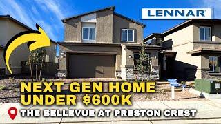 Lennar's Bellevue Next Gen Home Tour in Preston Crest | Las Vegas New Construction Under $600k‌