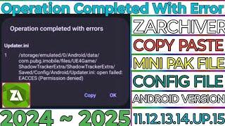 zarchiver operation completed with errors 2024 | operation completed with errors zarchiver /rtx god