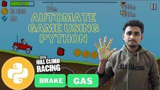 Python Project: Automate Hill Climb Racing Game Using Python | OpenCv, Mediapipe | KNOWLEDGE DOCTOR