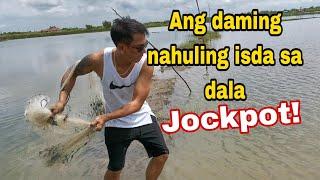 Ang daming nahuling isda sa dala jockpot! buhay probinsya sa pampanga