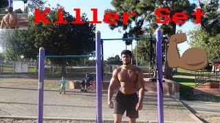 Killer Set to Build Muscle Quickly! #sethlrouse #calisthenics #fitness #bigsets #training