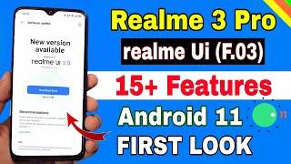 Realme 3 Pro realme Ui 2.0 F.03 update new features, Android 11 | Realme 3 Pro new update