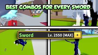 The *BEST* Combos For Every Sword.. (Blox Fruits)