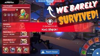 We Barely SURVIVED in These 3 INTENSE 5v5 Battles | Mech Arena | 5v5 Customs