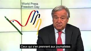 Journée mondiale de la liberté de la presse : message du Secrétaire général de l'ONU