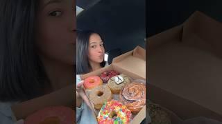 donut mukbang 🫶 #sanaaeats #mukbang #food #asmr #eating #asmreating #asmrsounds #eattingsounds