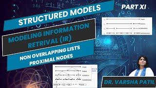 Structured Models, Non Overlapping Lists, Proximal Nodes, Modeling Information Retrieval