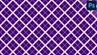 Create a checkered pattern | Seamless plaid pattern | PHOTOSHOP TUTORIAL