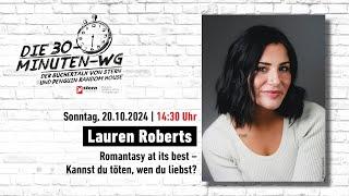 Romantasy – Kannst du töten, wen du liebst? |  Lauren Roberts | 30-Minuten-WG | Buchmesse 2024