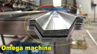 Omega furring roll forming machine | batten machine | top hat roll forming machine