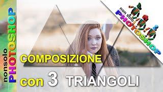 Collage di triangoli, Photoshop tutorial italiano effetti photoshop per foto, photoshop tutorial ita