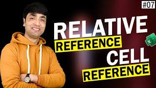 Excel Cell Reference :RELATIVE REFERENCE | Ms - Excel Cell Reference