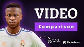 FC24 REAL MADRID players faces Comparison PS4 Vs PS5.