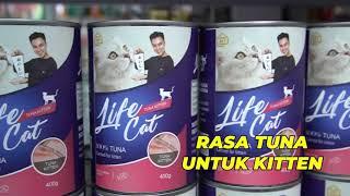 LIFE Cat Tuna Kaleng dan BIO Creamy Tuna Sudah Tersedia di SELURUH Alfamart Pulau Sumatra dan Jawa