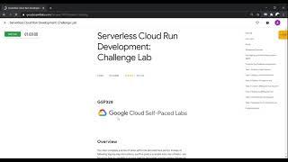 Serverless Cloud Run Development: Challenge Lab - Qwiklab [Code Below]