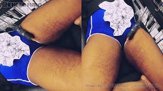 Inner thigh stretch mark￼ tattoo cover up..(to be continued…)