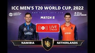  LIVE: Netherlands vs Namibia 5th T20 Match Live Scores | NED vs NAM Live | 18th Oct 2022