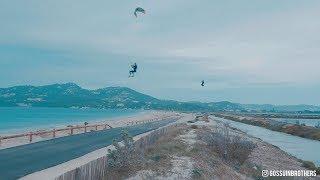 Huge Jump over the road !! [KITESURF]