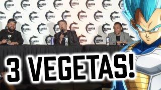 3 Vegetas from 3 Dragon Ball Z Dubs  Chris Sabat, Brian Drummond, & Rene Garcia  Anime Adventures