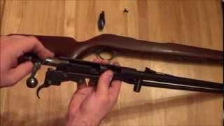 Montgomery Wards Westernfield 22lr rifle disassembly