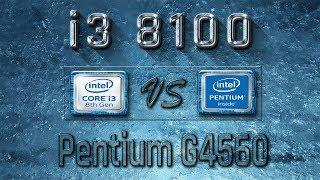 i3 8100 vs Pentium G4560 Benchmarks | Gaming Tests Review & Comparison