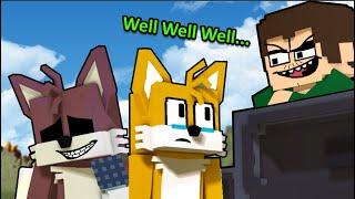 "Chasing" FNF VS Tails.EXE But Funny (Minecraft Animation)