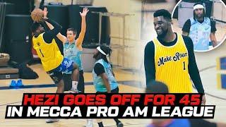 Hezi Goes Off for 45 in Mecca Pro Am League