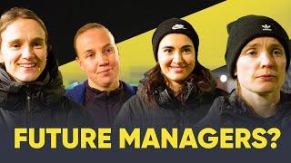 FUTURE MANAGERS? | UEFA A coaching with Miedema, Mead, Mušović & Little ️