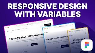 Make Your Web Design Responsive Using Variables | Figma Tutorial