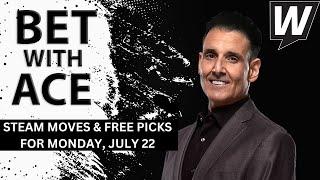 MLB Picks, Predictions and Sharp Bets for Today | Bet With Ace for Monday, July 22, 2024
