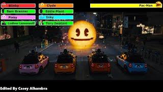Pixels (2015) Pac-Man Battle with healthbars