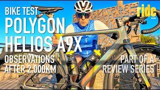 Polygon Helios A9X bike review: comments after 2,197km – great value, quality ride traits… thumbs up