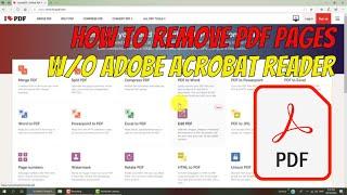 How to Remove Page/s on PDF