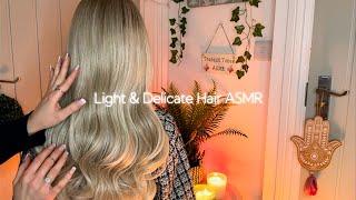ASMR Whispered Hair Perfecting, Hair Brushing, Play, Combing, Bouncy Waves Fixing, Gentle Triggers