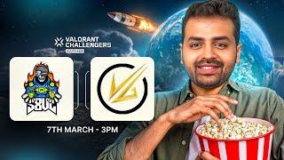 S8UL Vs VLT | VALORANT Challengers South Asia 2025 Split 1 - Day 4  | #Watchparty | Aajao !!