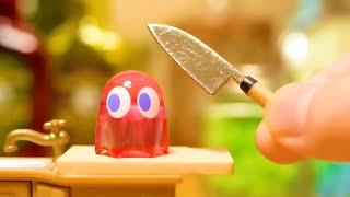 How to catch and cook Pac-Man -Stopmotion Cooking&ASMR-