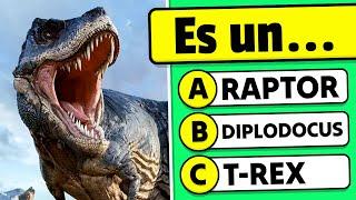 ¿Cuánto Sabes de DINOSAURIOS?  | 32 Preguntas de Cultura General | Quiz Dinosaurio