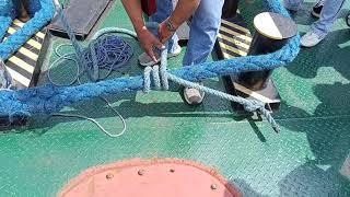 single and double stoppers for tug boat and mooring ropes.