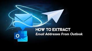 How to extract email addresses from outlook.