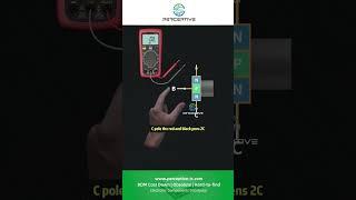 How does a multimeter identify the type and pin configuration of a triode tube