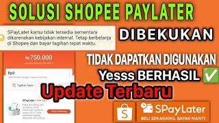 Cara Aktifkan Shopee Paylater dibekukan, SPayLater tidak bisa digunakan