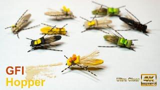 GFA Hopper - Foam Grasshopper Fly, Indicator Fly - McFly Angler Dry Fly Tying Sessions