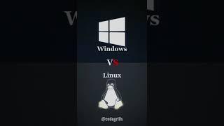 Linux  VS Windows ️ | CodeGrills #short #shorts