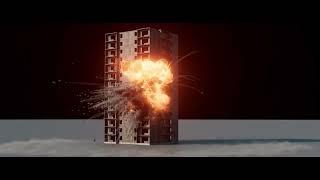 Destruction VFX (Missile Impact) in Houdini