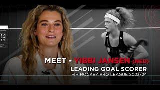 Meet Yibbi Jansen - Leading goal scorer at the FIH Hockey Pro League 2023/24 | Netherlands