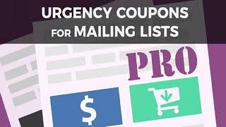 Urgency Coupons for Mailing Lists PRO | Codecanyon Scripts and Snippets