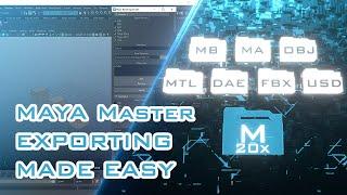 Maya File Batch Export 20x   Master Export
