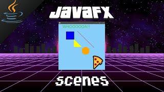 JavaFX scenes + drawing stuff 